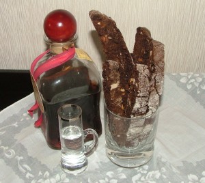 biscottis de cacao y damasco
