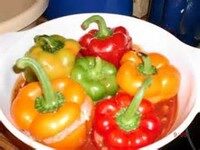 Pimientos Rellenos c. Carne Picada y Arroz-2